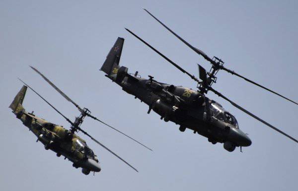 Испытания Ка-52 "Аллигатор", выпущенных в рамках госзаказа 2016 года, начались в Приморье