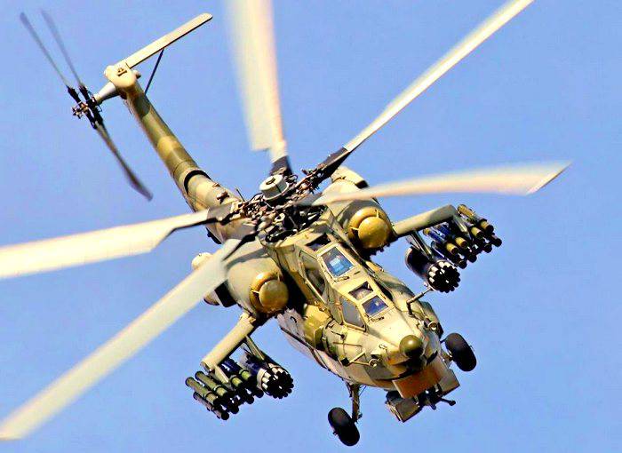 Ми-28Н в Сирии: летающий танк и разведчик в одном лице