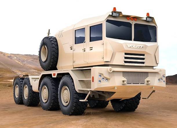 Беларусь разработала новый военный колесный тягач