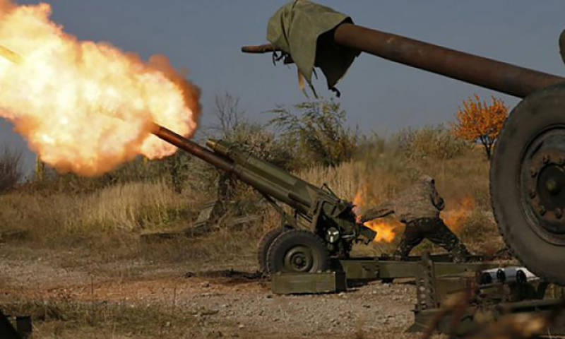 Американские военные обстреливают города ДНР