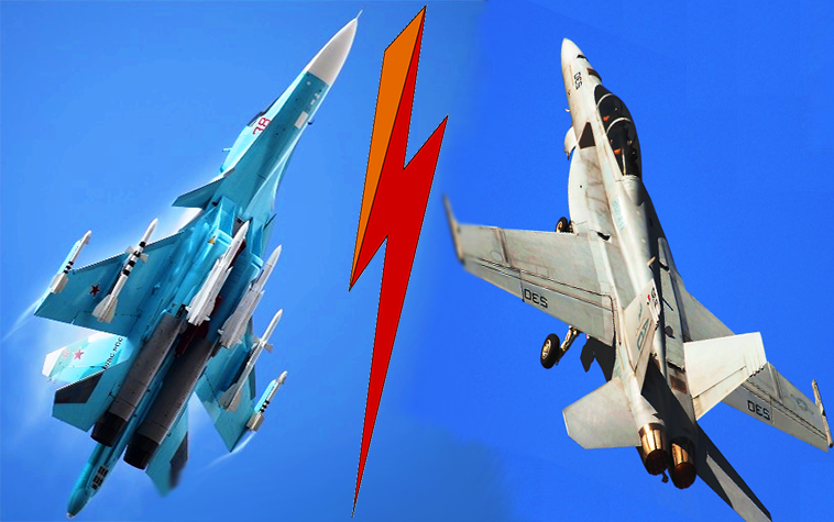 Кто кого: Ударный «Утенок» Cу-34 vs F/A-18 «Hornet»