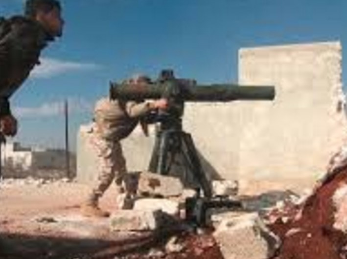 Боевики сняли на видео жестокое попадание ракеты в сирийских военных