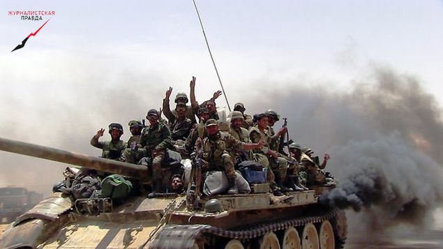 Глазами очевидца: Сирийская армия наступает на Ракку