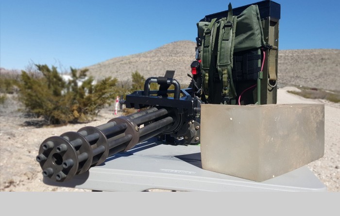 Вот как выглядит очередь с M134 Minigun в замедленной съемке