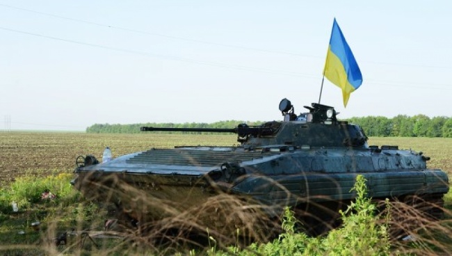 Уничтожена  БМП-2 ВСУ батальоном «Патриот»
