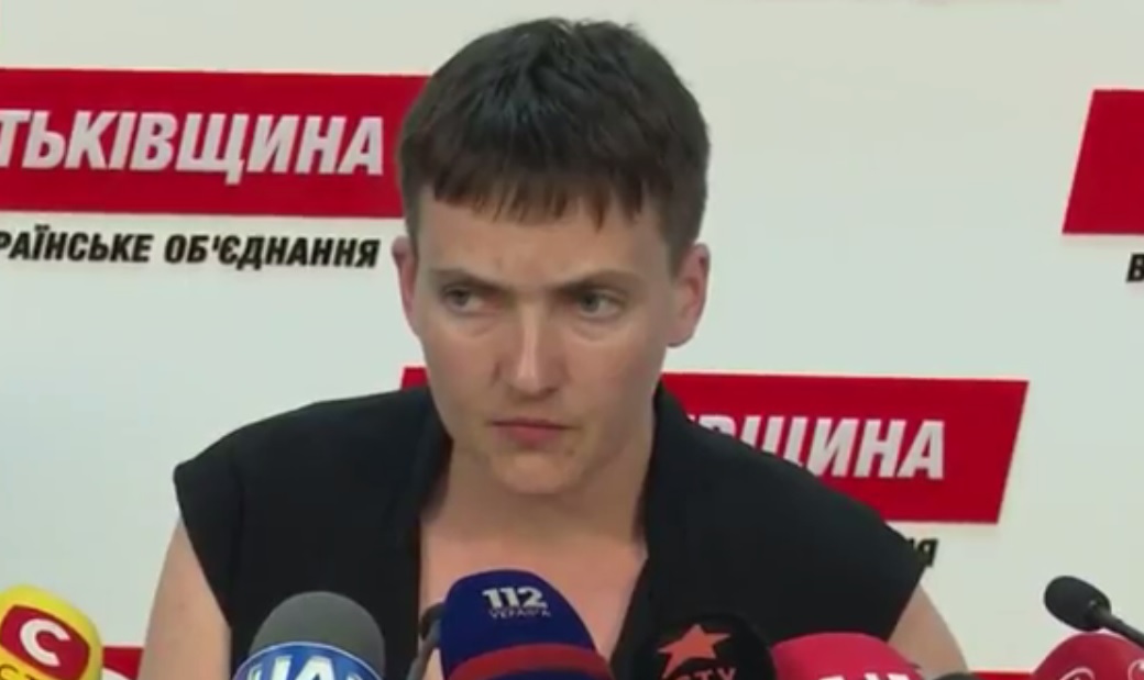 Савченко рассказала о том, что происходит в Донбассе на передовой