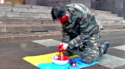 Зона АТО: Сержант заставил спящего лейтенанта умыться кровью