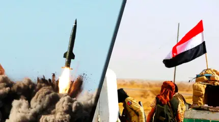 Йеменские повстанцы засняли на видео пылающую базу саудитов
