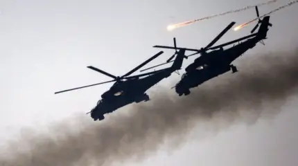 СМИ: Российский Ми-35 сбит в Сирии, летчики погибли
