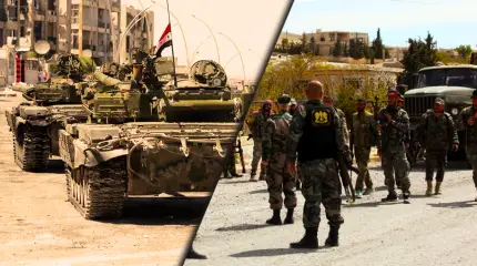 Элитный конвой Асада громит боевиков, закрывая границу с Турцией