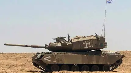 Израильский секретный ПТРК «Реrеn» замаскированный под танк