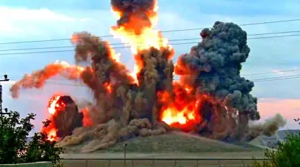 В Сети появилось видео авиаудара по району крушения Ми-8 в Сирии