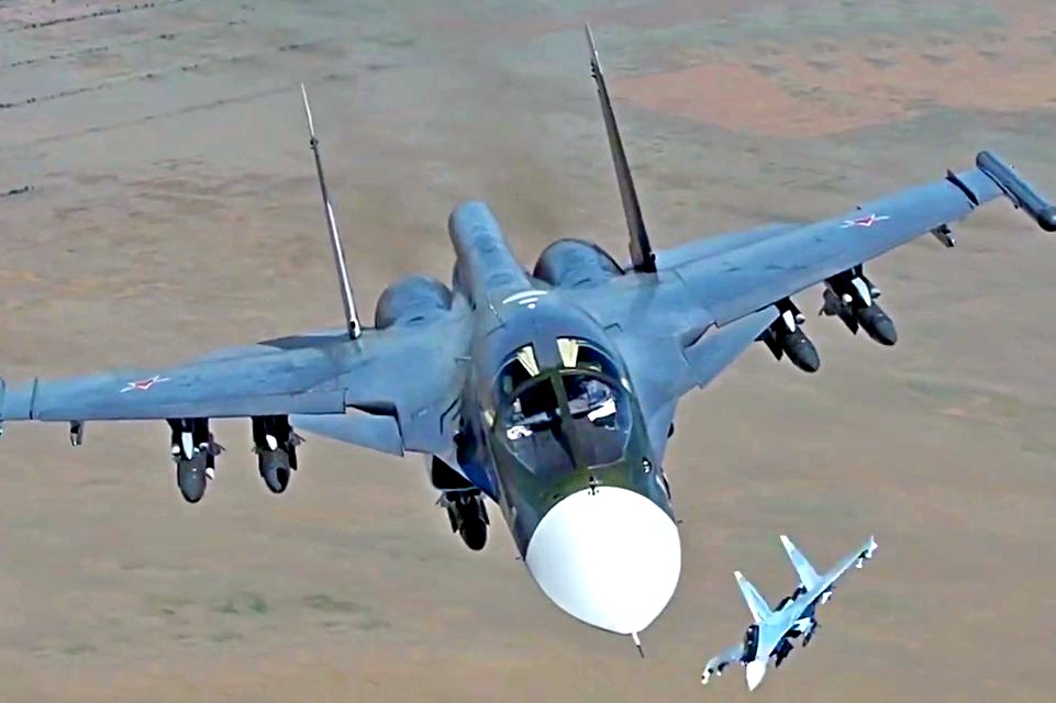 Уникальные кадры воздушных съемок российских истребителей