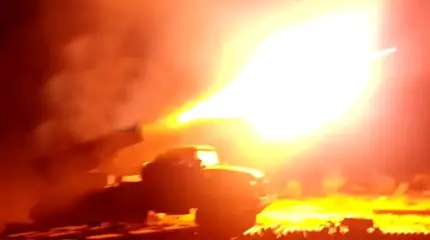 Сирийские "Грады" огненным смерчем ударили по боевикам