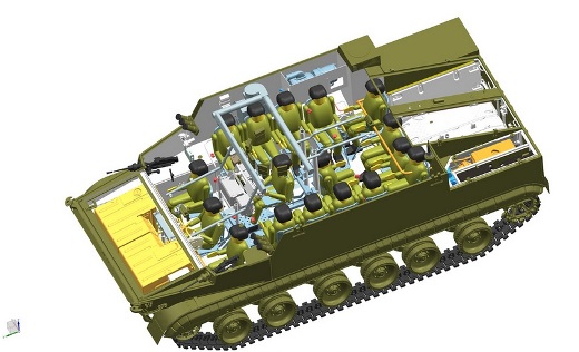 Эксклюзивные подробности компоновки новейшего БТ-3Ф