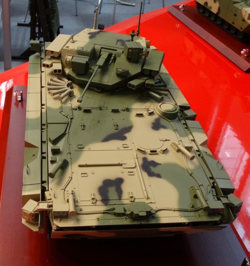 Окончательный облик супер-БМП Б-11 (Объект 695) "Курганец-25"