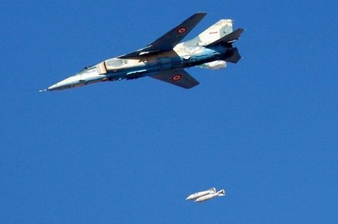 ВВС Сирии «потрошат» позиции джихадистов на западе Алеппо