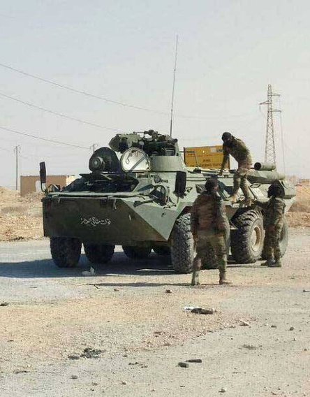 Сирийские военные называют БТР-82А одним из лучших в мире