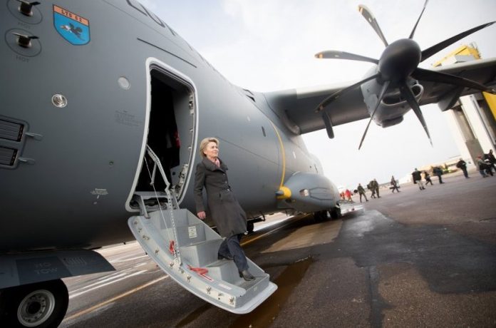Новый A400M минобороны ФРГ сломался во время первого зарубежного визита