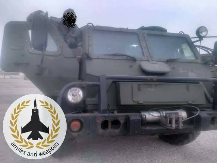 В Сирии замечена еще одна версия броневика "Водник"