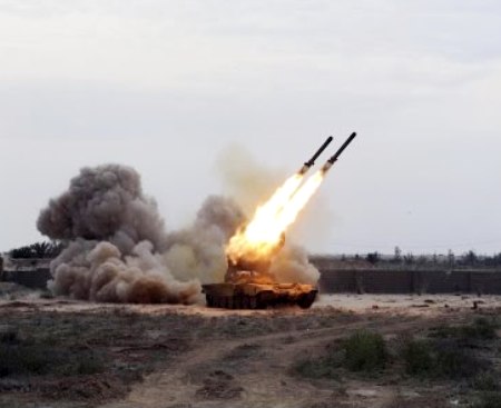 В Сирии смертоносный ТОС-1А "Солнцепек" освобождает Пальмиру