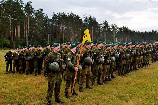 В литовской армии на базе резерва формируется третья бригада