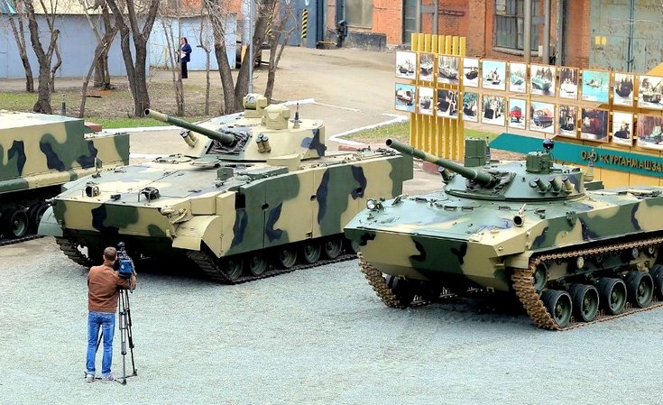 Курганский завод показал опытный образец БМД с боевым модулем «Синица»