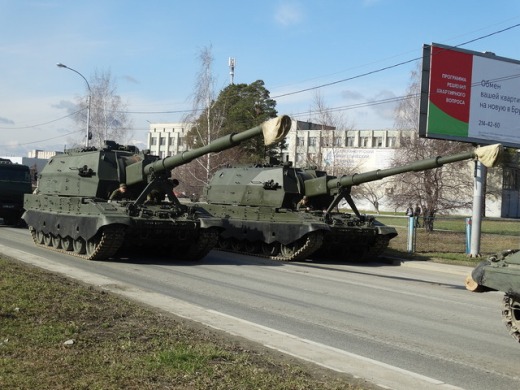 Самая мощная в мире самоходка 2С35 "Коалиция" - снова в Екатеринбурге