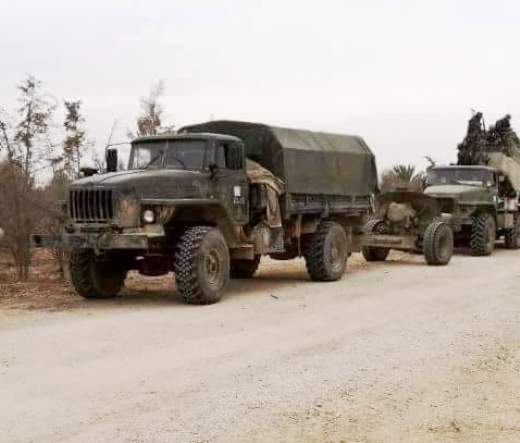 В Сирии Урал - 43206 хорошо зарекомендовал в себя в качестве артягача