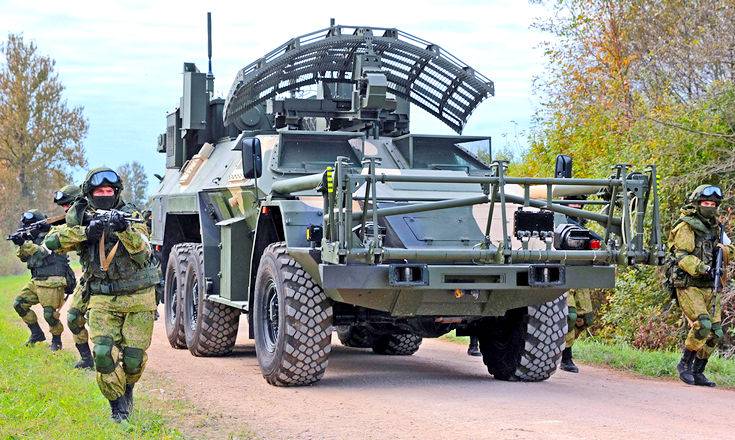 В России впервые применили машину дистанционного разминирования «Листва»