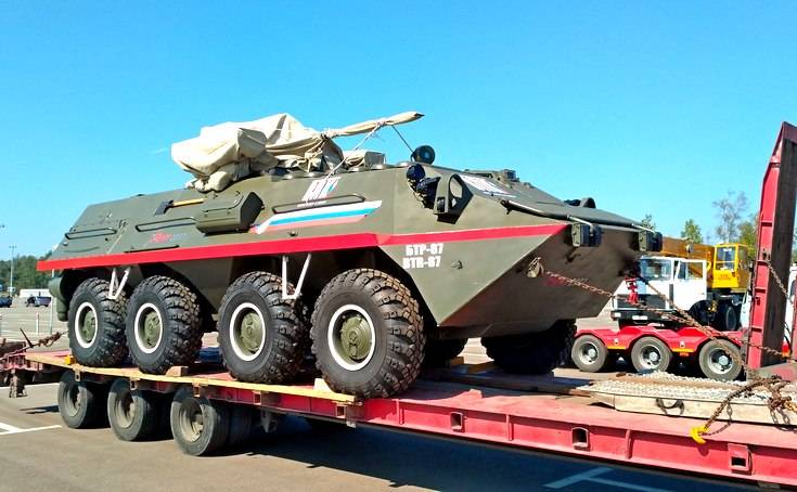 Новейший БТР-87 превратят в легкую колесную самоходную гаубицу