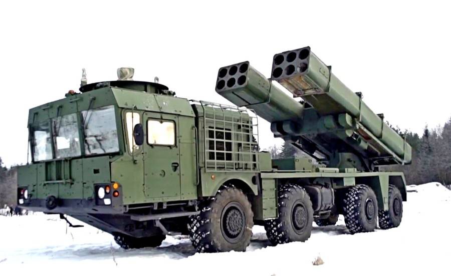 Российские военные применили в Сирии новейшую РСЗО «Торнадо-С»