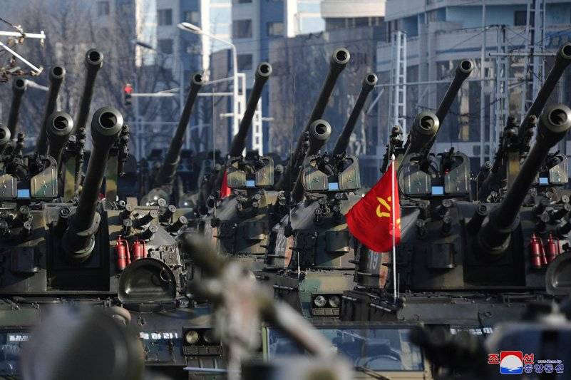 Новый пушечно-гранатометно-ракетный монстр из КНДР