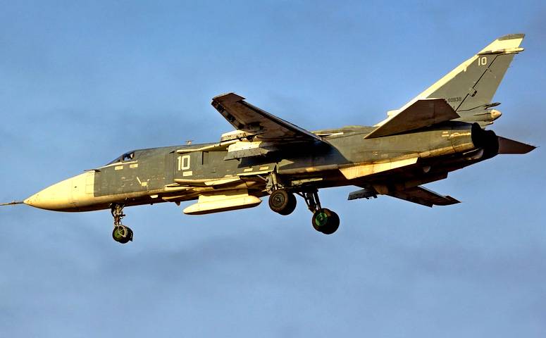 Бомбардировщик Су-24 сбит из ПЗРК в Сирии
