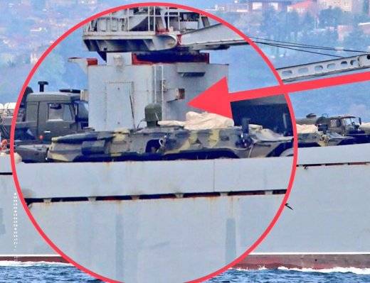 В Сирию идет подкрепление, в том числе БТР-80 с "Пеленой"