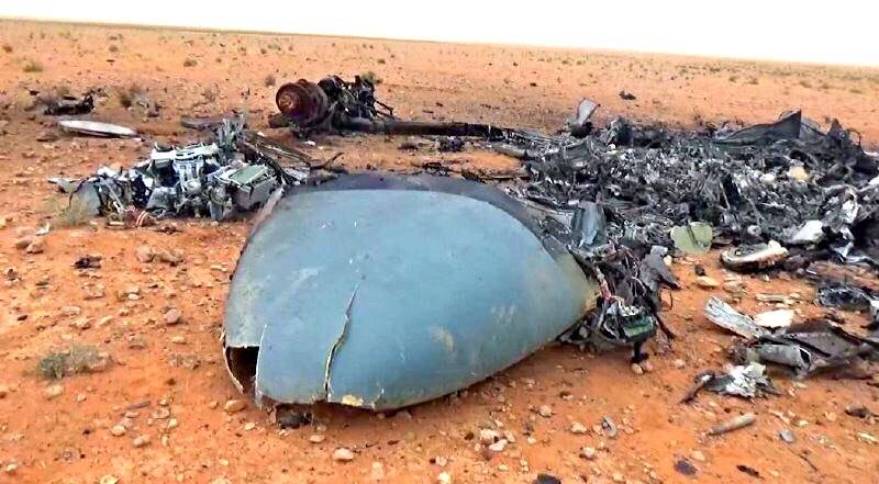 Боевики выложили первые кадры с места крушения Ка-52 в Сирии