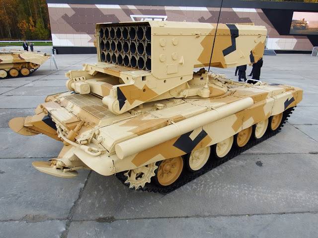 Безжалостный "Солнцепек" мог выпускаться на базе Т-80У и "Черного орла"