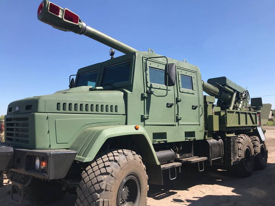 Боевая машина САУ "Богдана" оказалось более убогой, чем ZCRS-122 Грузии