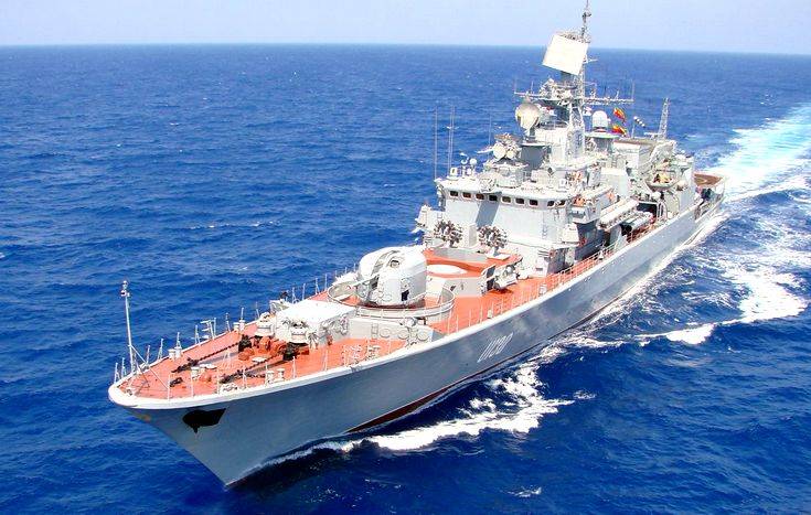 Украинский флагман был готов открыть огонь по русским