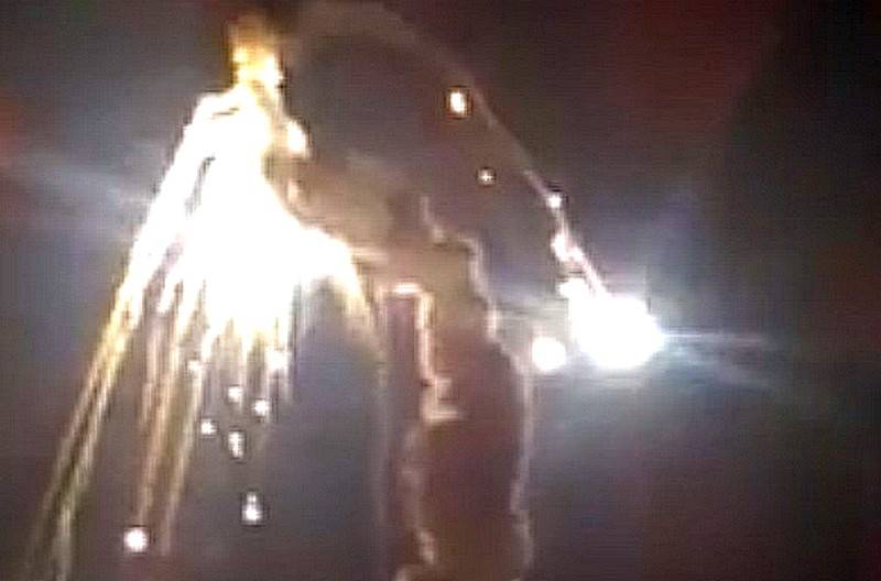 Возможно, С-500: Неудачный пуск неизвестной ракеты попал на видео