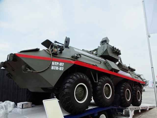 Новейший БТР-87 по огневой мощи - на уровне лучших мировых образцов