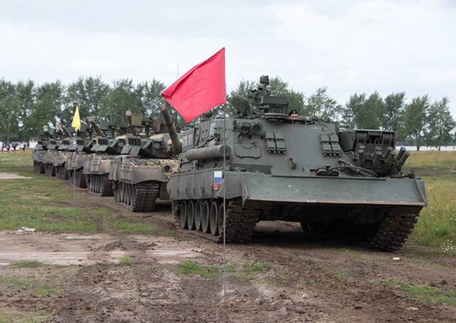 Новый русский мировой рекорд: сверхмощная БРЭМ-80 с ГТД "утянула" 7 Т-80У