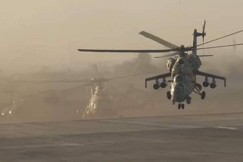 "Летающие танки": впервые замечены Ми-24 с символикой ВВС Египта