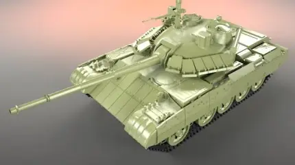 Модернизированный Т-55АМ представлен "Омсктрансмашем" в Индии