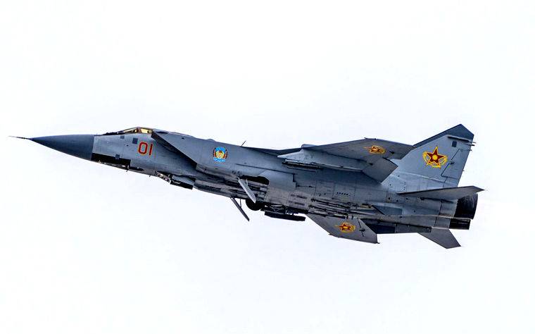 В Казахстане разбился МиГ-31