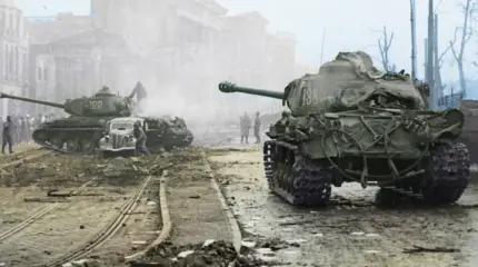Танки ИС-2 в Битве за Берлин
