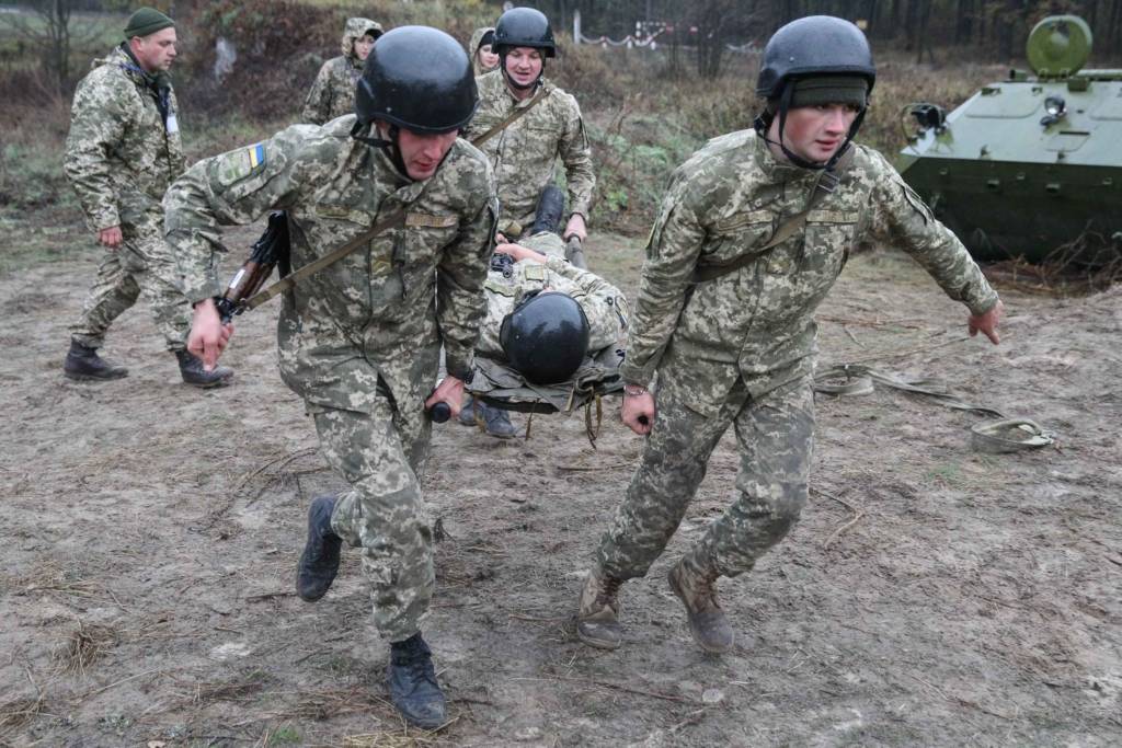 Украинские морпехи взорвались в собственном окопе