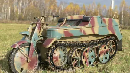 Мотоциклы рейха. Kettenkrad HK 101