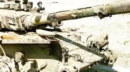 Четвертый подбитый в Нагорном Карабахе Т-90С подорвался на мине