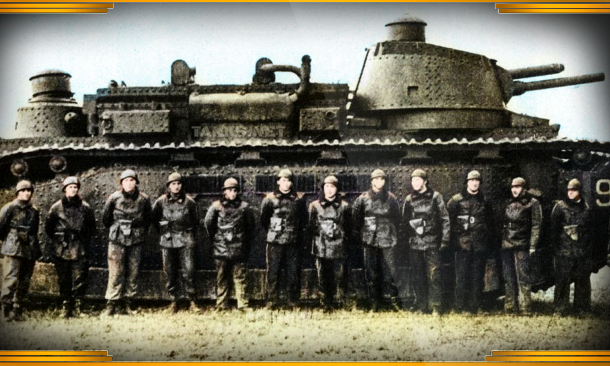 Самый большой серийный танк в мире. Char 2C - французский тяжеловес